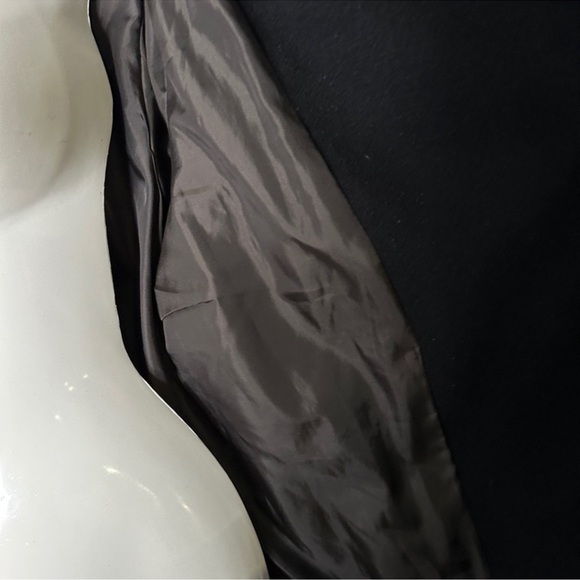 Jacqueline Riu | Belted Black Wrap Jacket Sz 46 - Picture 5 of 12